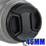 46mm Snap On Lens Cap Cover For Sony,Nikon,Olympus,Pentax,Panasonic, Fuji DSLR