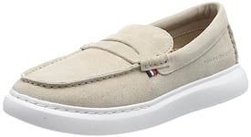 Tommy Hilfiger Mocassins Homme Tommy Hybrid Loafer À Enfiler, Beige (Beige), 40 EU