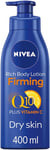 NIVEA Q10 Firming Rich Body Lotion 400ml, with Vitamin C, for Firmer Skin, Pack