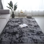 (Harmaa-02-60x200cm)Isot matot moderniin olohuoneeseen Pitkät hiukset Lounge-matto makuuhuoneeseen Pörröinen sisustus Nordic Fluffy Floor sänkymatot