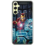 ERT GROUP mobile phone case for Samsung A34 5G original and officially Licensed Marvel pattern Iron Man 034 optimally adapted to the shape of the mobile phone, case made of TPU