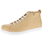 Andrea Conti Lacets pour Femme Basket, Camel, 39 EU