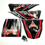 *Genuine* FTX DR8 Lexan Body Panel Kit With Decals RED Printed FTX9580R