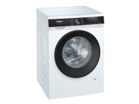 Siemens iQ500 WG44G2F20 - Vaskemaskin - Nisje - bredde: 60 cm - høyde: 85 cm - frontileggelse - 63 liter - 9 kg - 1400 rpm - hvit med svart dør