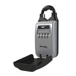 Master Lock 5420EC Set Your Own Combination Portable Lock Box with Adjustable Shackle, Black, 6 Key Capacity