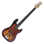 LA Select Bass Guitar by Gear4music Sunburst