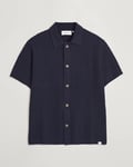 Les Deux Gustavo Knitted Shirt Dark Navy