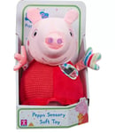 Peppa Pig Sensory Soft Toy With Rattle 0-24 Months Brand New