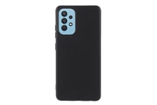 Magunivers Coque et étui téléphone mobile en tpu texture liquide anti-goutte comme noir pour votre samsung galaxy a32 4g (eu version)