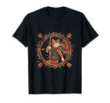 Cute Cat Archer for Archery Lover Boys Girls Kids T-Shirt