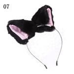 Cat Ears Headbands Fox Plush Hairhoop Cosplay Costume 07