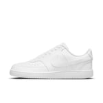 Nike Men's Court Vision Low Sneaker, White/White-White, 10 UK