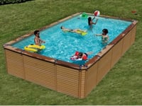 Kit piscine hors-sol AZTECK rectangulaire 3.65 x 5.30m