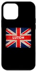 Coque pour iPhone 12 mini Drapeau Luton Bedfordshire Born And Bred