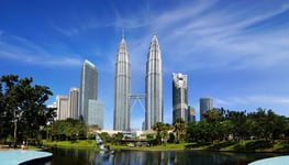 Petronas Twin Towers at Kuala Lumpur Malaysia