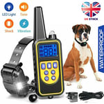 800m Waterproof Pet Dog Training Collar Rechargeable Electric Shock Lcd Display