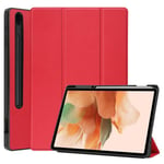 Samsung Tab S7 FE    Pen Holder Case    Red