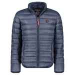 Geographical Norway - Parka homme avec capuche modèle AMITAL, bleu marine, L