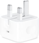 Apple 20W USB Type C Power Adapter Charger Plug MHJF3B/A Fast Charge White