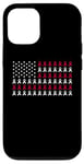 Coque pour iPhone 12/12 Pro Family HIV Awareness Red Ribbon American Flag AIDS Survivor