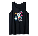 Alice in Wonderland - We're All Mad White Rabbit Mad Hatter Tank Top