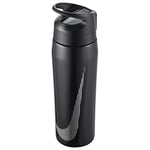 NIKE BOTTLE S/STEEL HYPERCHARGE STRAW 24oz-BLK/ANTH