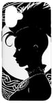 Coque pour iPhone 16 Plus Fantasy Post Punk Celtic Tribal Art Batcave Girl Gothique