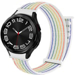 Nylon armbånd No-Gap Samsung Galaxy Watch 6 Classic (43mm) - Pride Ed