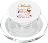 For My Husband In Heaven He is always in My heart PopSockets PopGrip for MagSafe