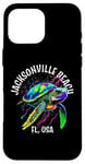 iPhone 16 Pro Max Jacksonville Beach Florida USA Abstract Turtle Design Case