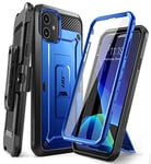 SUPCASE Unicorn Beetle Pro Full-Body Rugged Holster Case for 6.1-Inch iPhone 11 (2019 Release), Dark Blue