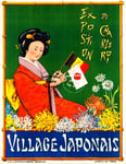 CHARLEROI VILLAGE JAPONAIS R282 - POSTER HQ 40x60cm d'une AFFICHE VINTAGE