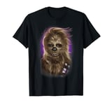 Star Wars Chewbacca Purple Glamour Shot T-Shirt