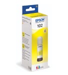 Genuine Epson 102 Yellow Ink Bottle for EcoTank ET-3700 ET-3750 ET-3850 T03R44