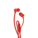 JBL Tune T110 Wired In-Ear Headphones - Red