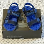 Timberland Toddler Moss Jump Ankle And 2 Strap Open Toe Sandal UK 5 Navy