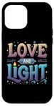 Coque pour iPhone 14 Pro Max Célébration des fêtes de Hanoukka Love and Light