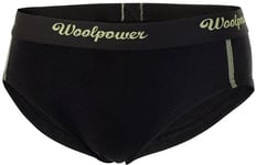 Woolpower Briefs LITE (Dam) Black/Green XXS