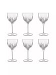 Luigi Bormioli Mixology Nick & Nora Cocktail Glass, Set of 6, 150ml, Clear