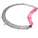 Matelas de protection réversible pour trampoline 430cm MELBOURNE - gris/rose - Happy Garden