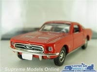 FORD MUSTANG MODEL CAR RED 1:43 SCALE IXO + CASE CLASSIC AMERICAN MUSCLE MK1 K8