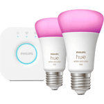 Philips Hue White and Color Ambiance E27 -aloituspakkaus. Valkoinen