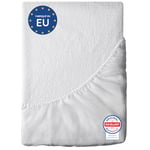 Dreamzie Protège Matelas 80 x 190 cm Imperméable - Made in Europe - pour Matelas 80 x 190 cm - Alèse certifiée Oeko-TEX Hypoallergénique, Anti-Acarien et Bactérien