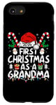 iPhone SE (2020) / 7 / 8 First Christmas As Grandma 2024 Family Matching New Grandma Case