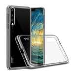 IMAK Huawei P20 Pro mobilskal TPU material skyddande kristallklart 0.7mm