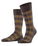 Burlington Buffalo Check M SO laine motif fantaisie 1 paire, Chaussettes Homme, Marron (Brown Melange 5166), 40-46