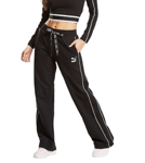 Puma Women's Black Wide Leg Track Pants Size UK 6/XXS/26-27" Waist  578959-01