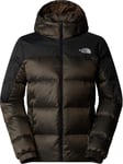 The North Face Women's Diablo Down 2.0 Hooded Jacket Smokey Brown Black Heather/TNF Black, XS