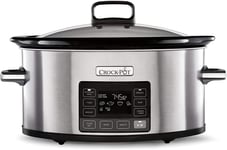 Crockpot Time Select Slow Cooker | Programmable Digital Display | 5.6 L CSC066