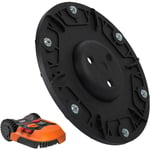 Disque de lame de rechange, réglé, spinner à 6 lames pour tondeuses à gazon robotisées WORX/Landxcape/Kress/Einhell